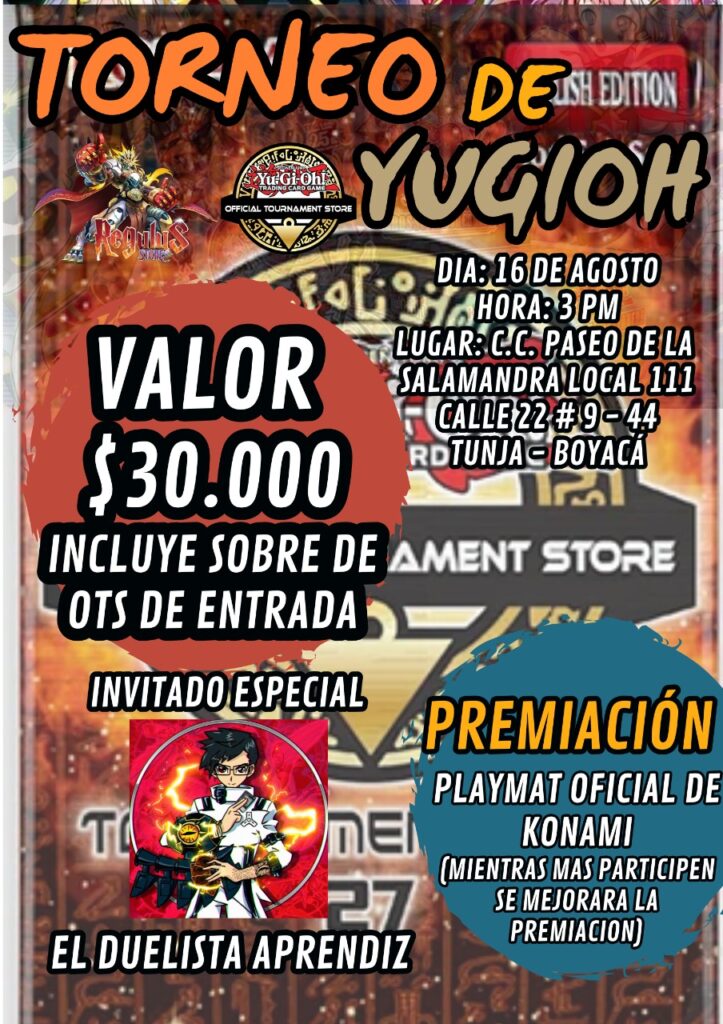 Torneo YUGIOH Tunja